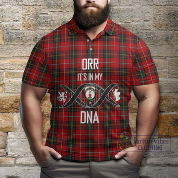 Orr Tartan Polo Shirt with Family Crest DNA In Me Style Kid - Tartan Vibes Clothing