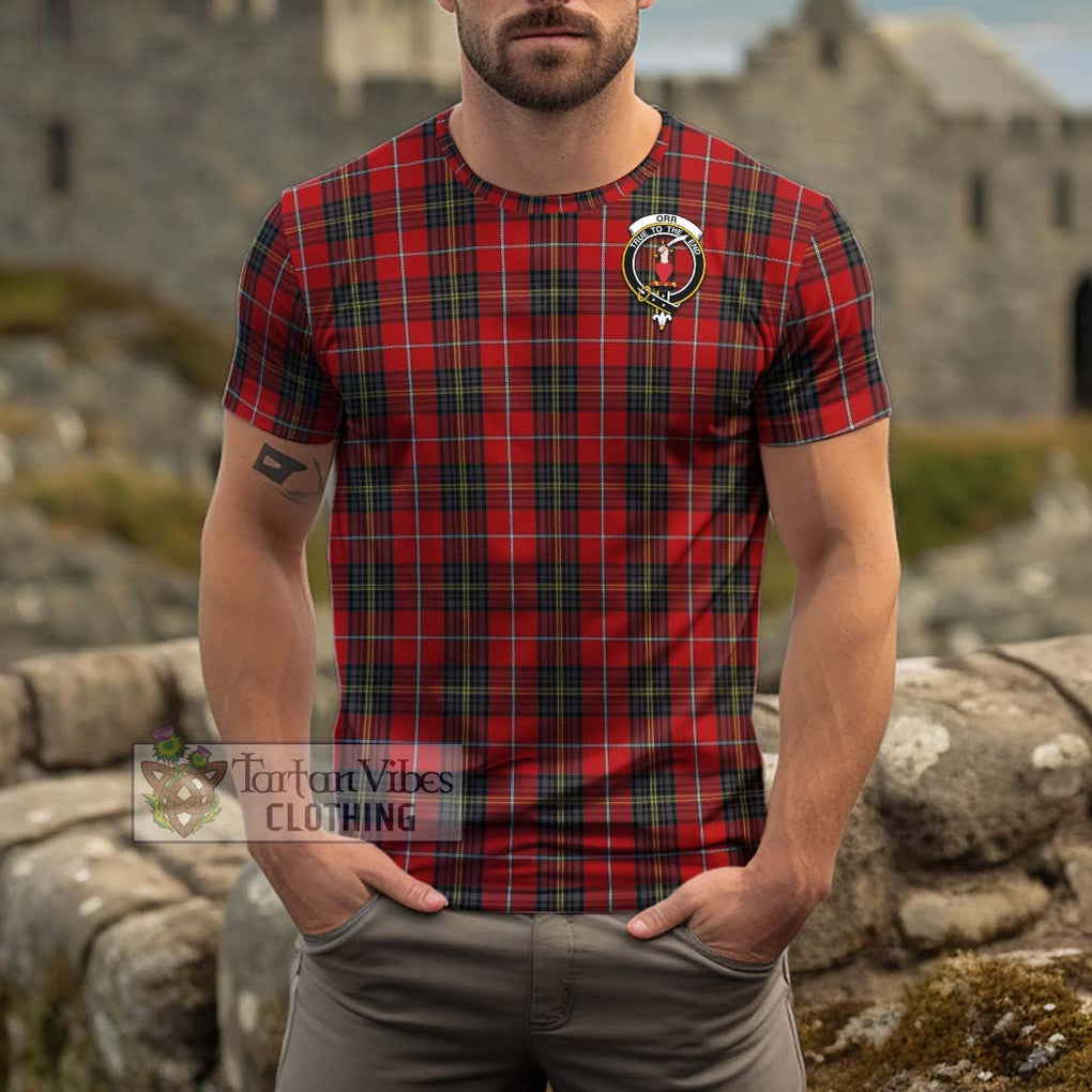 Orr Tartan Cotton T-Shirt with Family Crest Kid's Shirt - Tartan Vibes Clothing