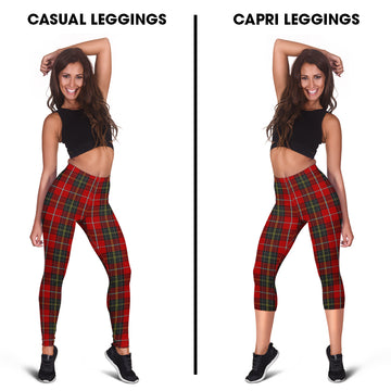Orr Tartan Womens Leggings Capri Leggings - Tartan Vibes Clothing