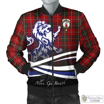 Orr Tartan Bomber Jacket with Alba Gu Brath Regal Lion Emblem Unisex - Tartan Vibes Clothing