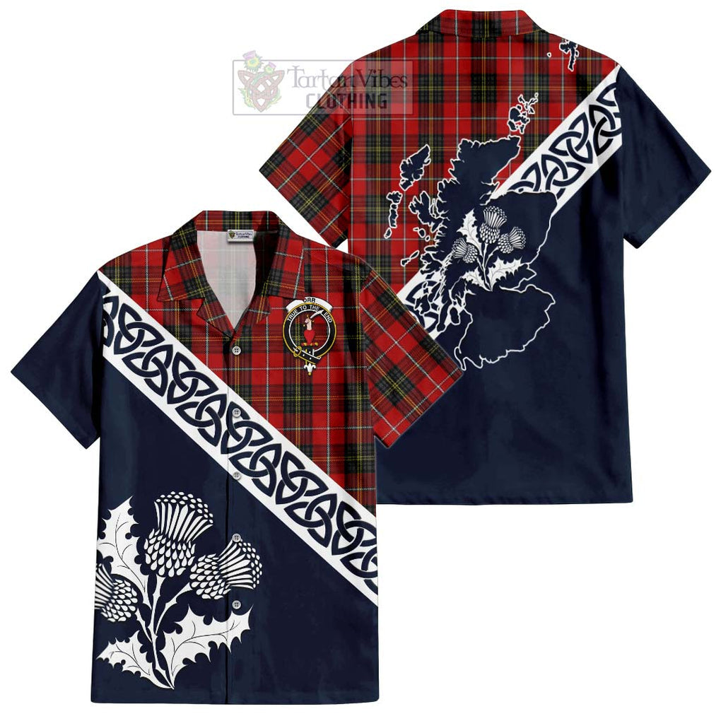 Orr Tartan Hawaiian Shirt Featuring Thistle and Scotland Map Kid - Tartan Vibes Clothing