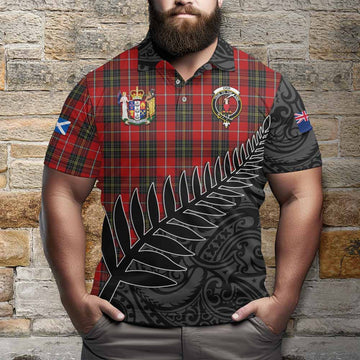 Orr Crest Tartan Polo Shirt with New Zealand Silver Fern Half Style Kid - Tartan Vibes Clothing