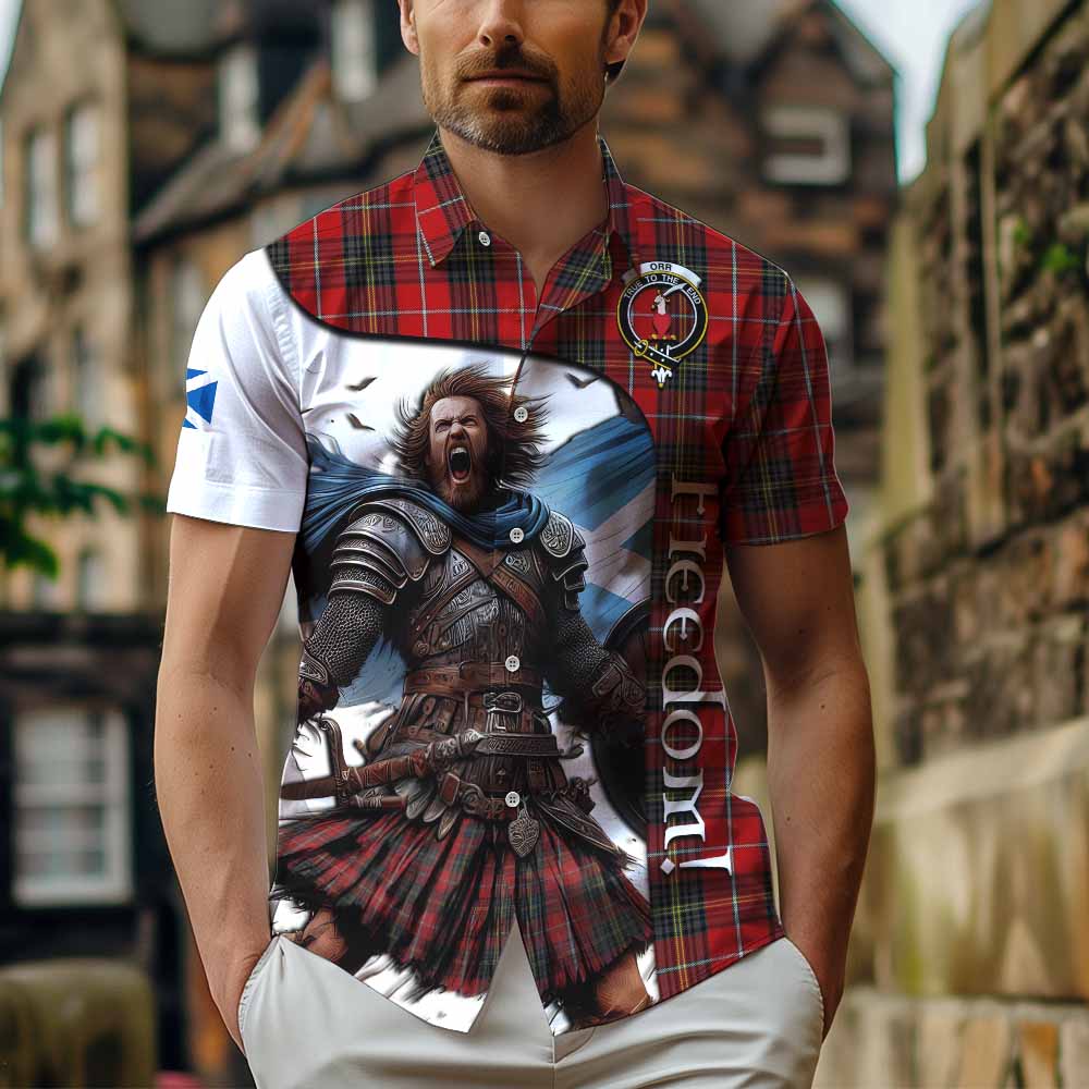 Orr Crest Tartan Hawaiian Shirt Inspired by the Freedom of Scottish Warrior Kid - Tartan Vibes Clothing
