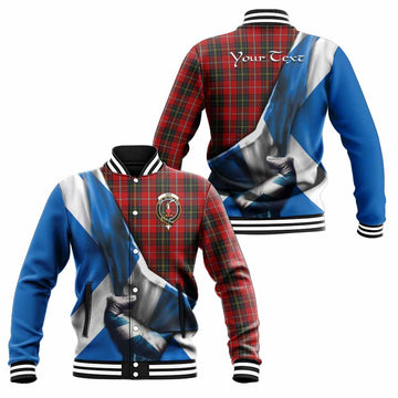 Orr Tartan Baseball Jacket with Family Crest Scotland Patriotic Style Unisex - Tartan Vibes Clothing