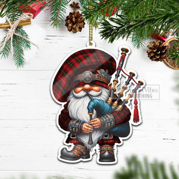 Orr Tartan Bagpiper Gnome Christmas Ornament - Tartan Vibes Clothing