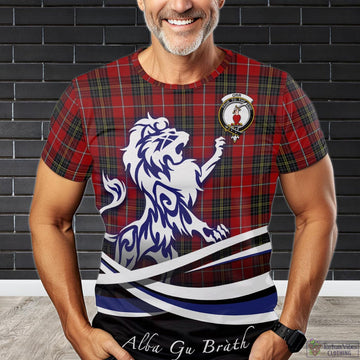 Orr Tartan T-Shirt with Alba Gu Brath Regal Lion Emblem Kid's Shirt - Tartan Vibes Clothing