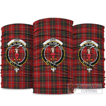 Orr Tartan Neck Gaiters, Tartan Bandanas, Tartan Head Band with Family Crest package One Size - Tartan Vibes Clothing