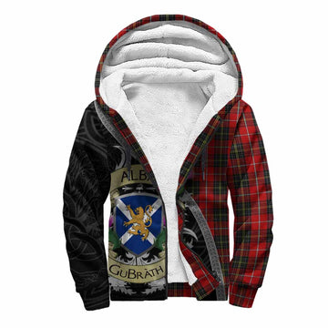 Orr Tartan Family Crest Sherpa Hoodie Lion Rampant Royal Thistle Shield Celtic Inspired Unisex S - Tartan Vibes Clothing