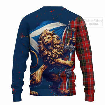 Orr Tartan Family Crest Knitted Sweater with Scottish Majestic Lion - Tartan Vibes Clothing