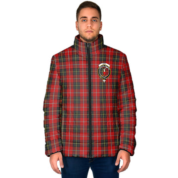 Orr Tartan Padded Jacket with Family Crest