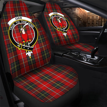 Orr Tartan Car Seat Cover with Family Crest - Tartan Vibes Clothing