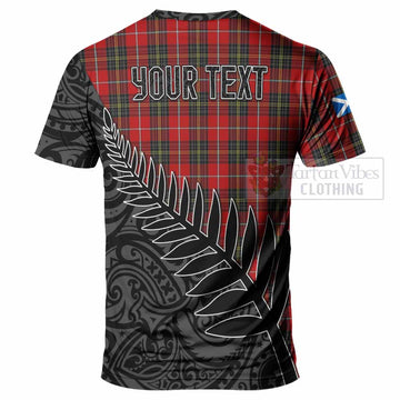 Orr Crest Tartan T-Shirt with New Zealand Silver Fern Half Style - Tartan Vibes Clothing