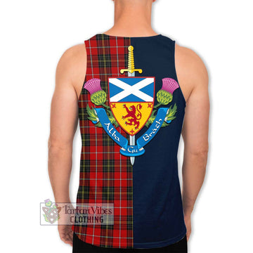 Orr Tartan Men's Tank Top Alba with Scottish Lion Royal Arm Half Style - Tartan Vibes Clothing