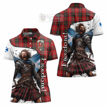 Orr Crest Tartan Women's Polo Shirt Inspired by the Freedom of Scottish Warrior - Tartan Vibes Clothing