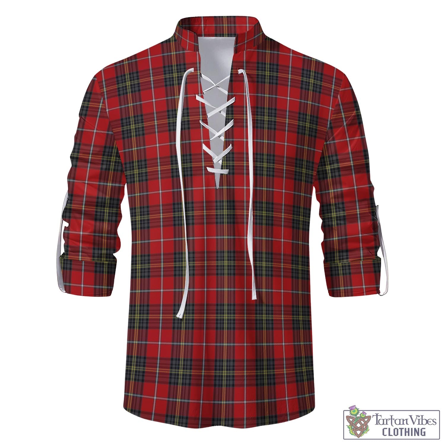 Orr Tartan Men's Scottish Traditional Jacobite Ghillie Kilt Shirt - Tartan Vibes Clothing