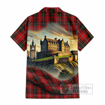 Orr Tartan Family Crest Hawaiian Shirt with Scottish Ancient Castle Style - Tartan Vibes Clothing