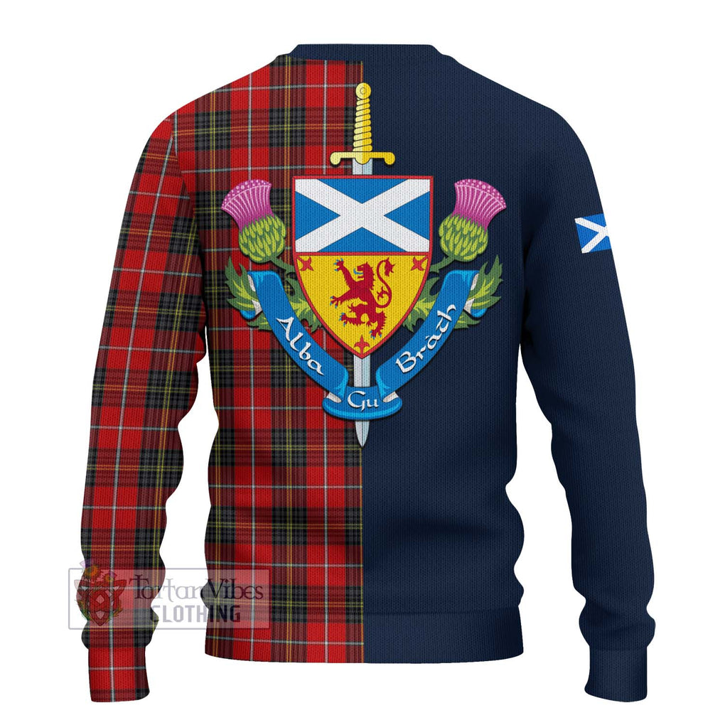 Orr Tartan Ugly Sweater Alba with Scottish Lion Royal Arm Half Style - Tartan Vibes Clothing