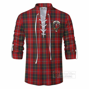 Orr Tartan Ghillie Kilt Shirt with Family Crest DNA In Me Style - Tartan Vibes Clothing