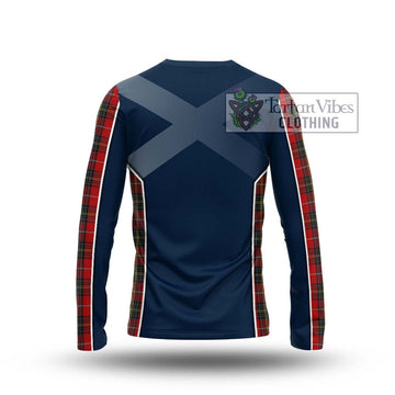 Orr Tartan Long Sleeve T-Shirt with Family Crest and Lion Rampant Vibes Sport Style - Tartan Vibes Clothing