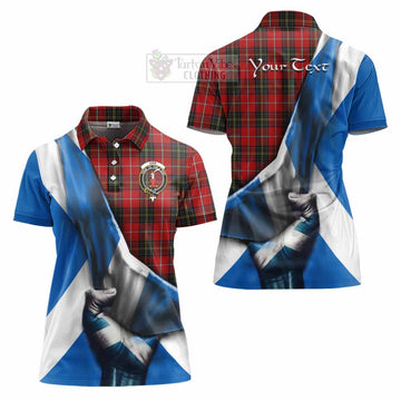 Orr Tartan Women's Polo Shirt with Family Crest Scotland Patriotic Style - Tartan Vibes Clothing