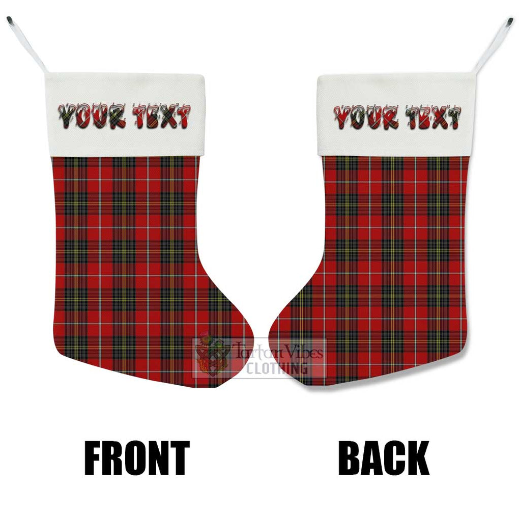 Orr Tartan Christmas Stocking with Personalized Text - Tartan Vibes Clothing
