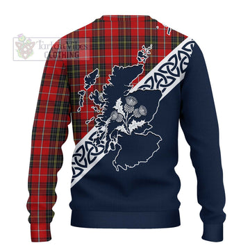 Orr Tartan Ugly Sweater Featuring Thistle and Scotland Map - Tartan Vibes Clothing