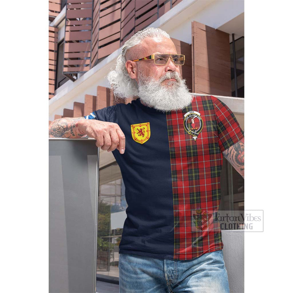 Orr Tartan Cotton T-shirt Alba with Scottish Lion Royal Arm Half Style Men's Shirt - Tartan Vibes Clothing