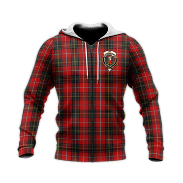 Orr Tartan Knitted Hoodie with Family Crest Unisex Knitted Zip Hoodie - Tartan Vibes Clothing