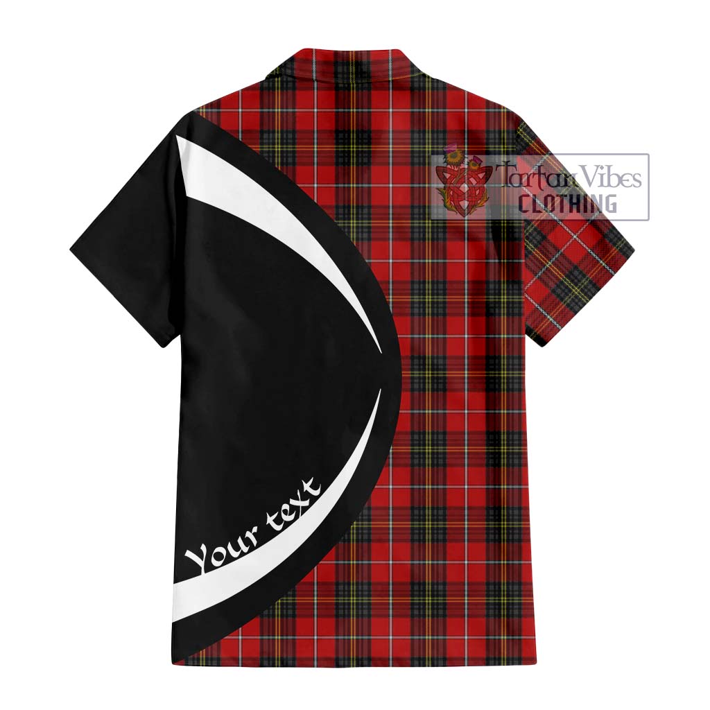 Orr Tartan Hawaiian Shirt with Family Crest Circle Style - Tartan Vibes Clothing