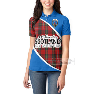 Orr Family Crest Tartan Women's Polo Shirt Celebrate Saint Andrew's Day in Style - Tartan Vibes Clothing