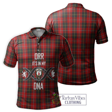 Orr Tartan Polo Shirt with Family Crest DNA In Me Style - Tartan Vibes Clothing