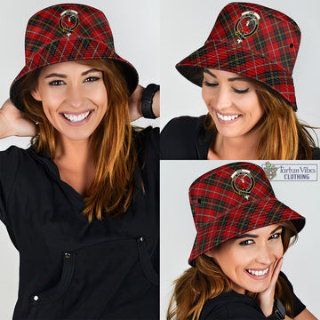 Orr Tartan Bucket Hat with Family Crest - Tartan Vibes Clothing