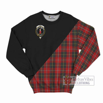 Orr Tartan Sweatshirt with Family Crest and Military Logo Style - Tartan Vibes Clothing