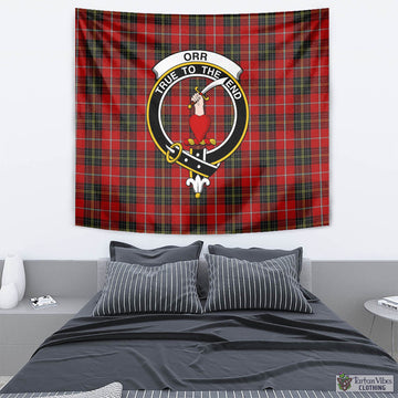 Orr Tartan Tapestry Wall Hanging and Home Decor for Room with Family Crest - Tartan Vibes Clothing