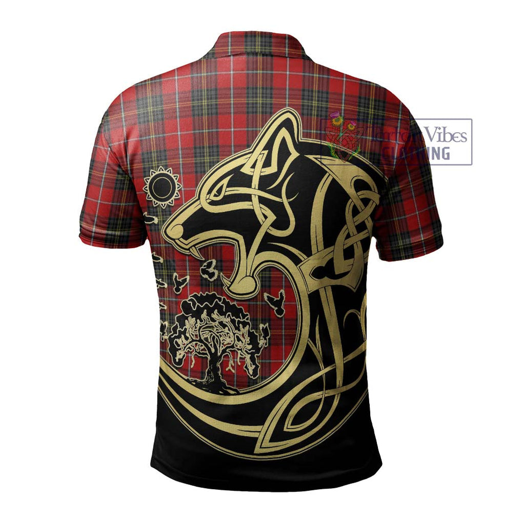 Orr Tartan Polo Shirt with Family Crest Celtic Wolf Style - Tartan Vibes Clothing