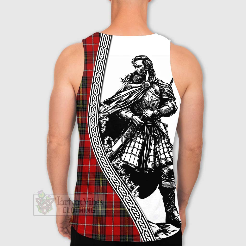 Orr Tartan Clan Crest Men's Tank Top with Highlander Warrior Celtic Style - Tartan Vibes Clothing