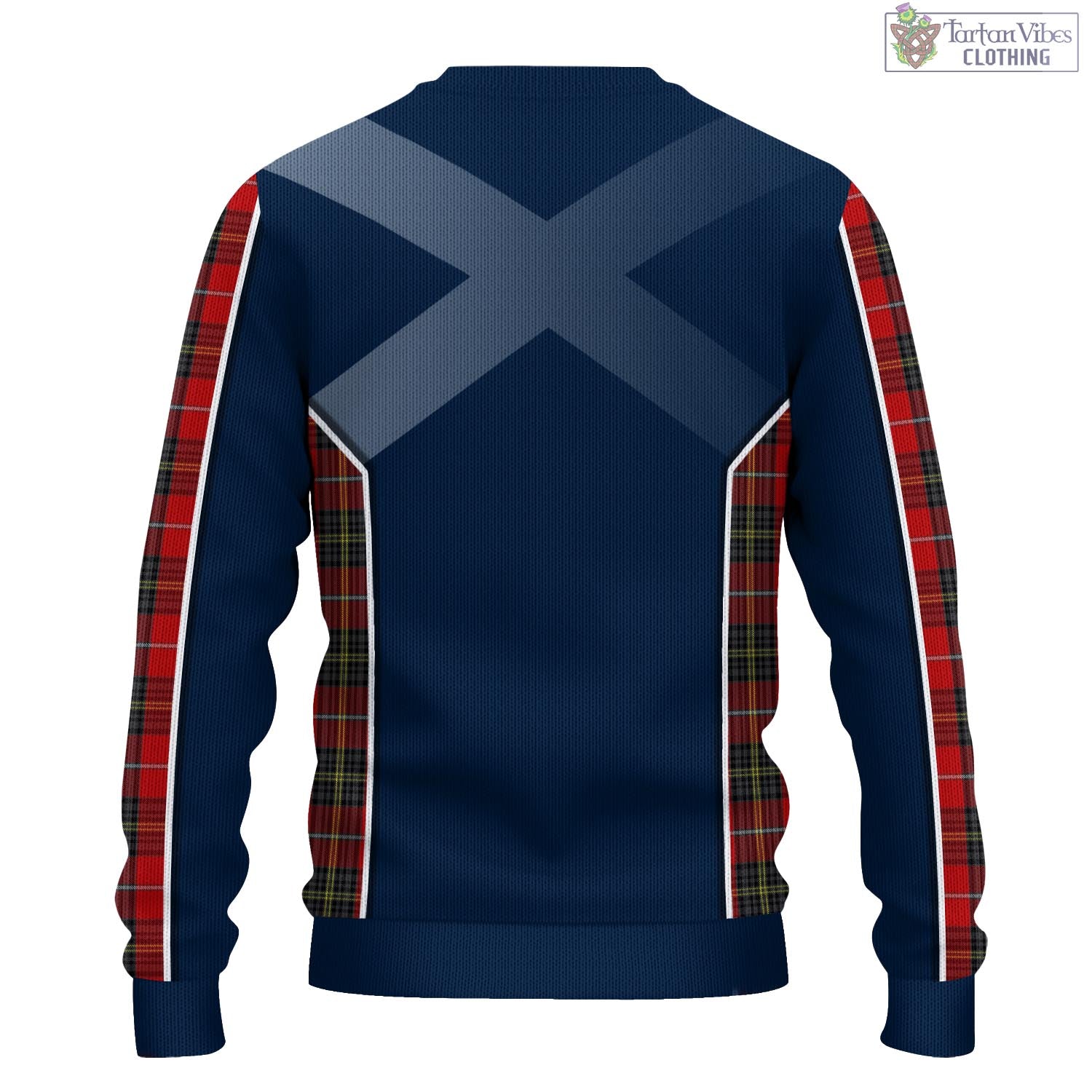 Orr Tartan Knitted Sweatshirt with Family Crest and Scottish Thistle Vibes Sport Style - Tartan Vibes Clothing