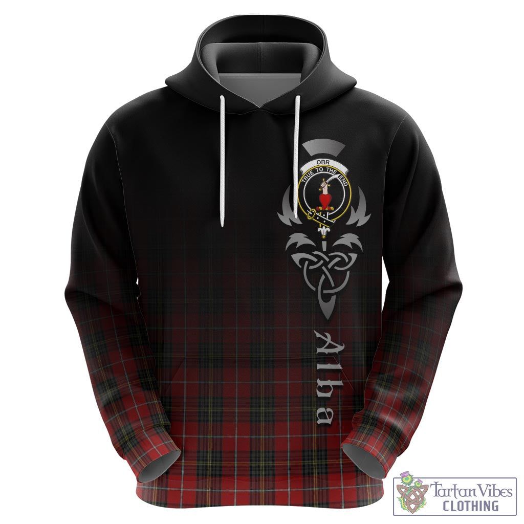 Orr Tartan Hoodie Featuring Alba Gu Brath Family Crest Celtic Inspired - Tartan Vibes Clothing