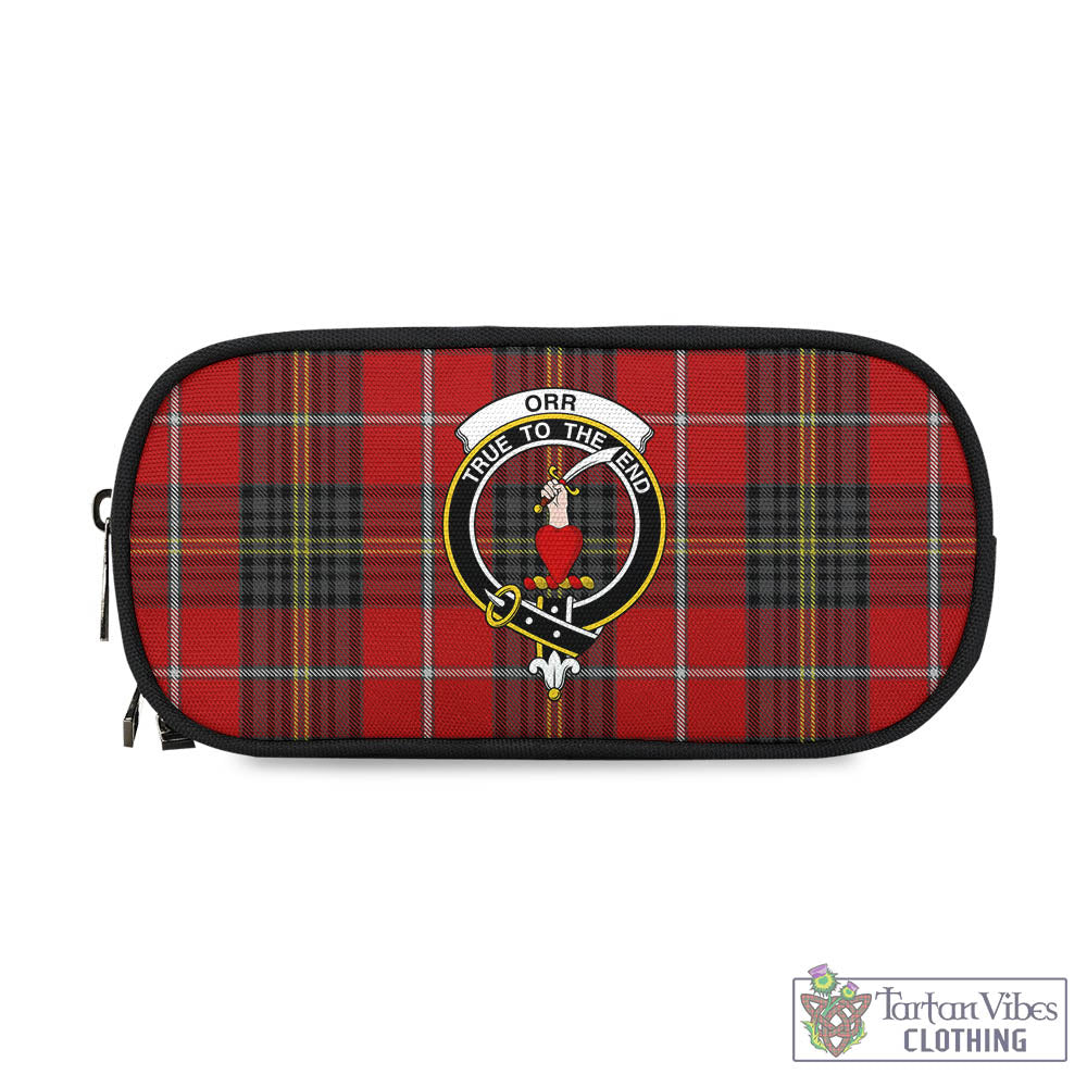Orr Tartan Pen and Pencil Case with Family Crest - Tartan Vibes Clothing