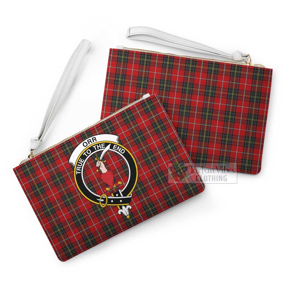 Tartan Vibes Clothing Orr Family Crest Tartan Clutch Bag