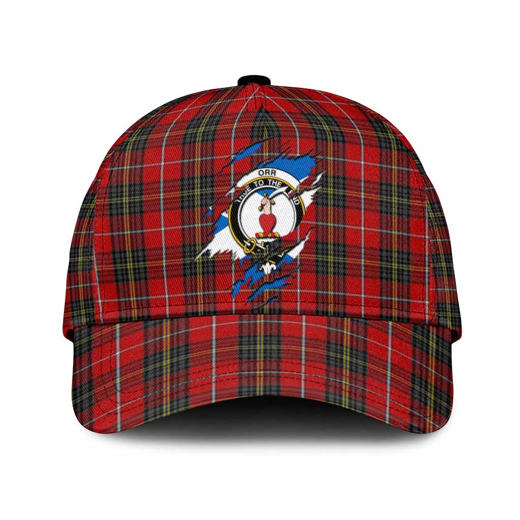 Orr Tartan Classic Cap with Family Crest In Me Style