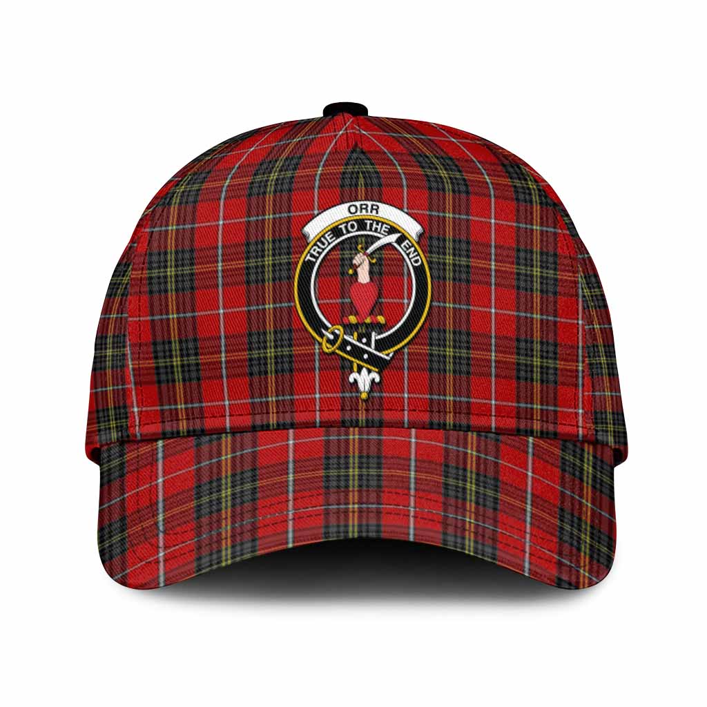 Orr Tartan Classic Cap with Family Crest