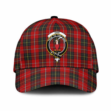 Orr Tartan Classic Cap with Family Crest