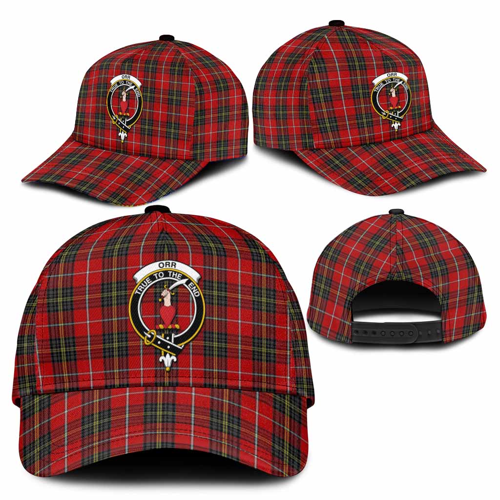 Orr Tartan Classic Cap with Family Crest