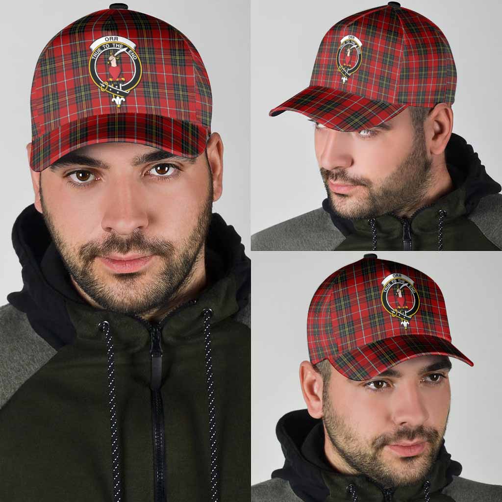 Orr Tartan Classic Cap with Family Crest