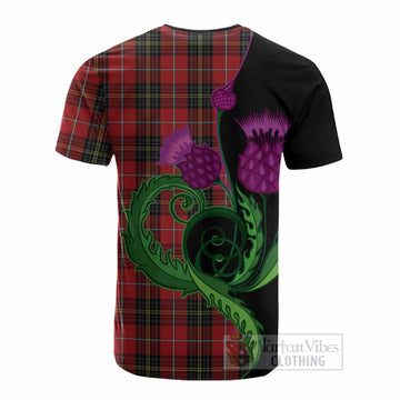 Orr Tartan Cotton T-shirt Traditional Scottish Thistle
