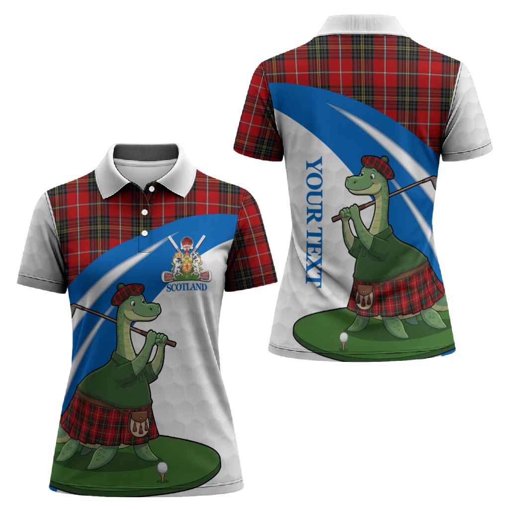 Orr Tartan Crest Golf Nessie Women Polo Shirt Loch Ness Monster Sporty Style