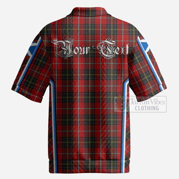 Orr Tartan Crest Men’s Polo Sweater Top Scotland Coat of Arm Flag Style