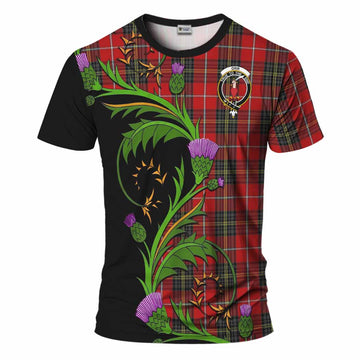 Orr Tartan Crest T-Shirt Scottish Thistle Pride Heritage Art