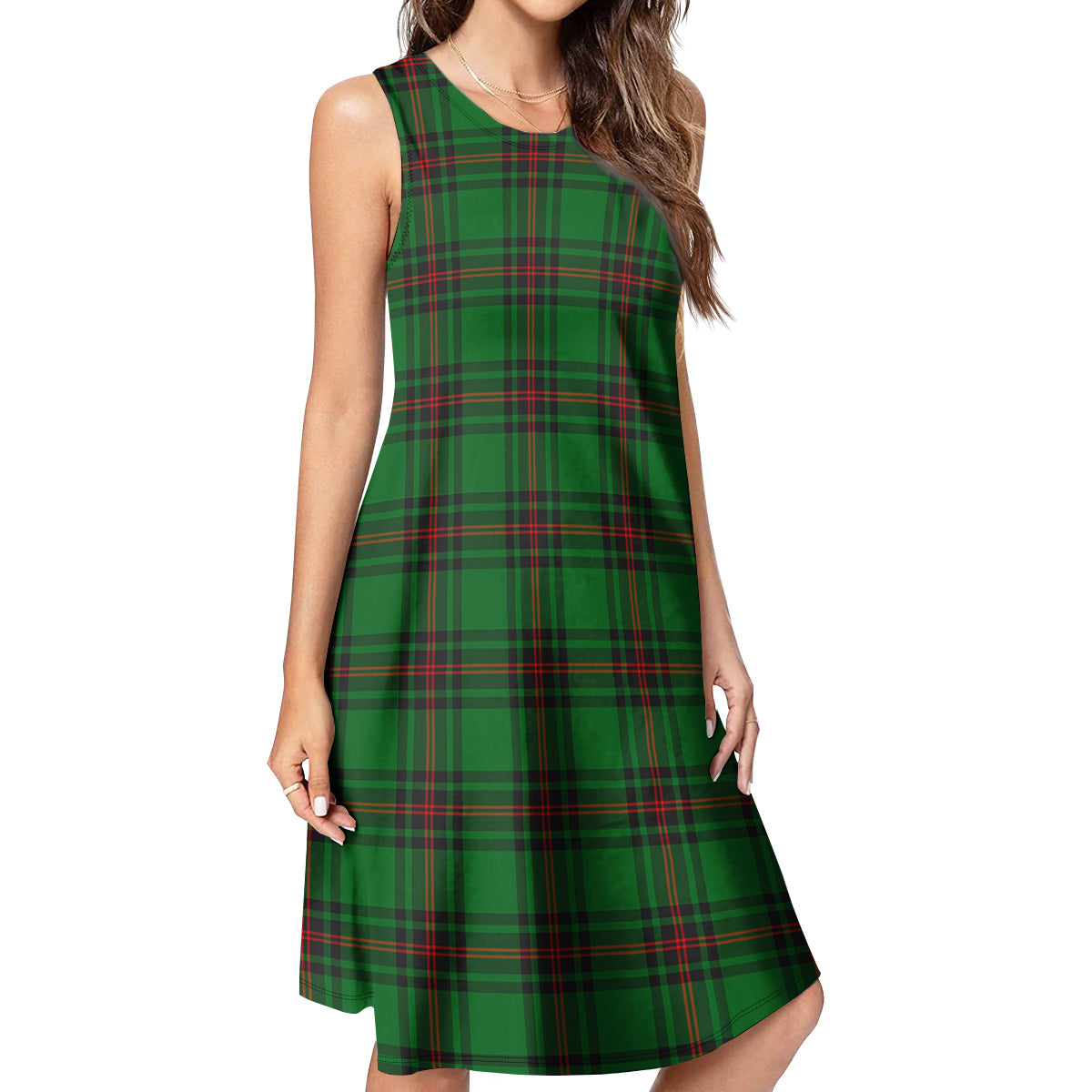 Orrock Tartan Womens Casual Dresses 4XL - Tartan Vibes Clothing